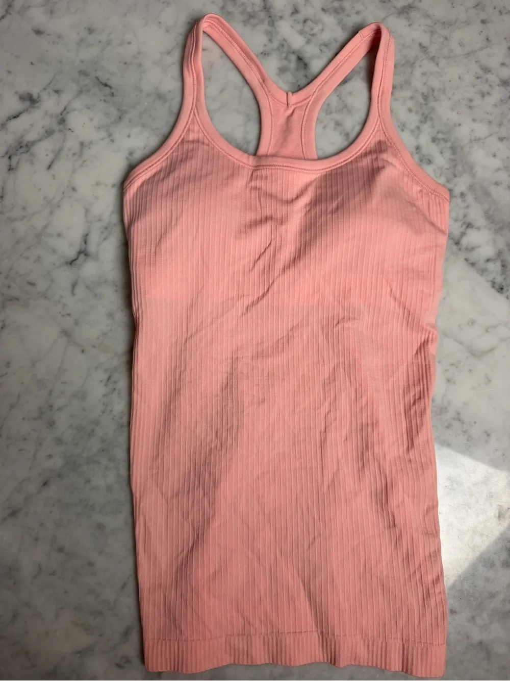 lululemon athletica Pink Ribbed Racerback